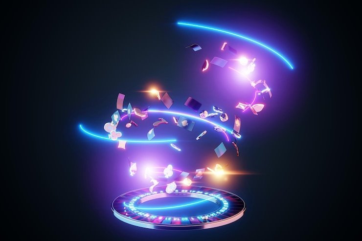 Tampilan neon vita3k untuk ponsel